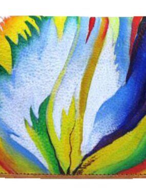 Wind Art Hand Painted Wallet